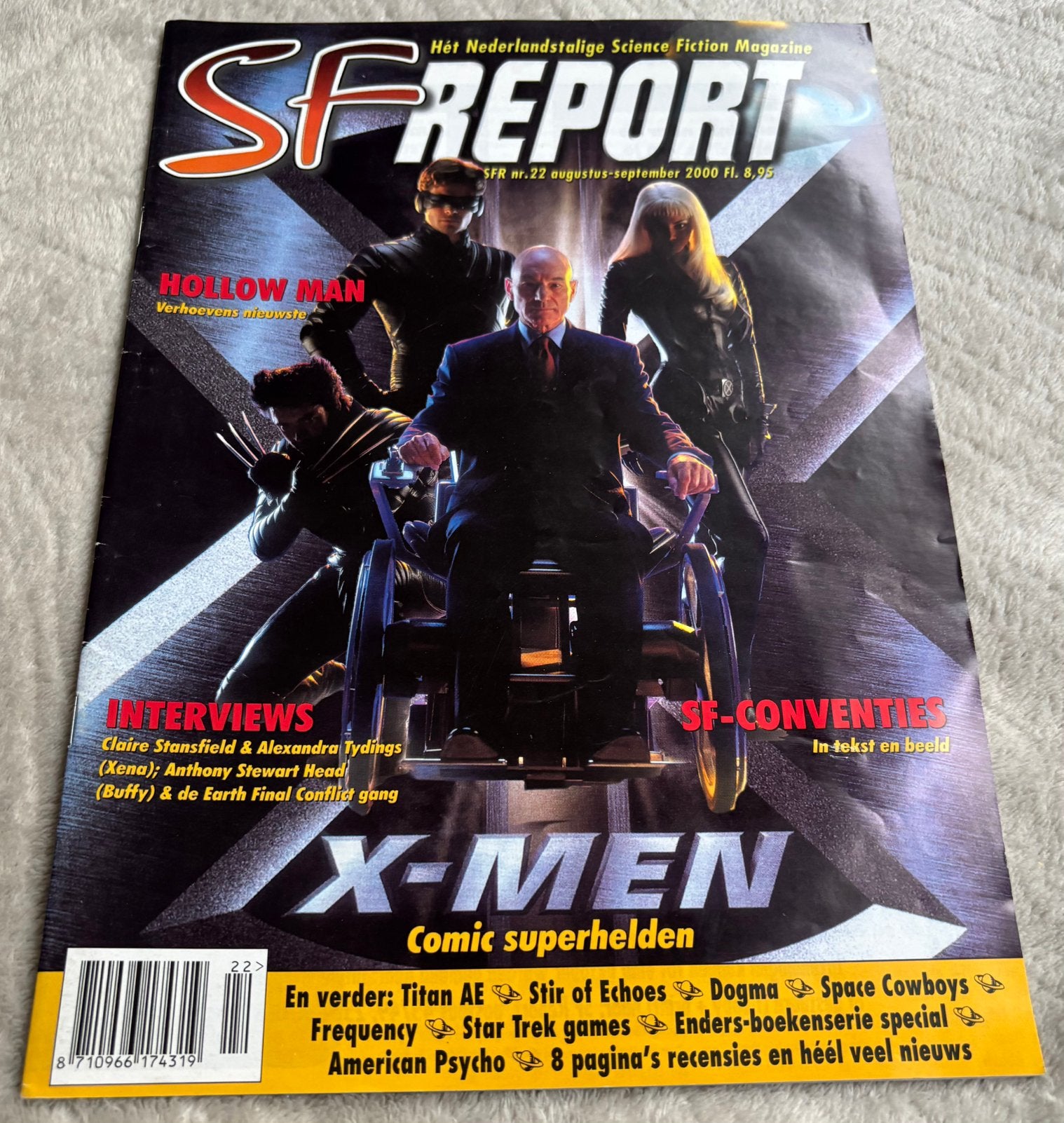 SF-report magazine #22 aug/sept 2000, Ophalen of Verzenden, Zo goed als nieuw, Muziek, Film of Tv