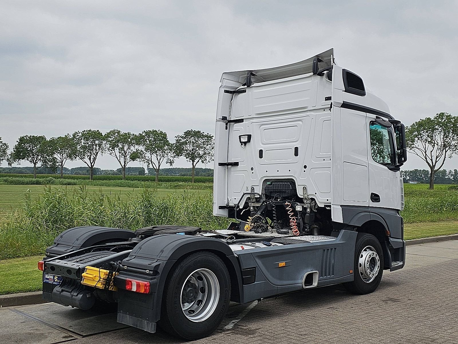 MERCEDES-BENZ ACTROS 1845 LS str.sp. 2x tank, Auto's, Vrachtwagens, Automaat, Euro 6, Stoelverwarming, Wit