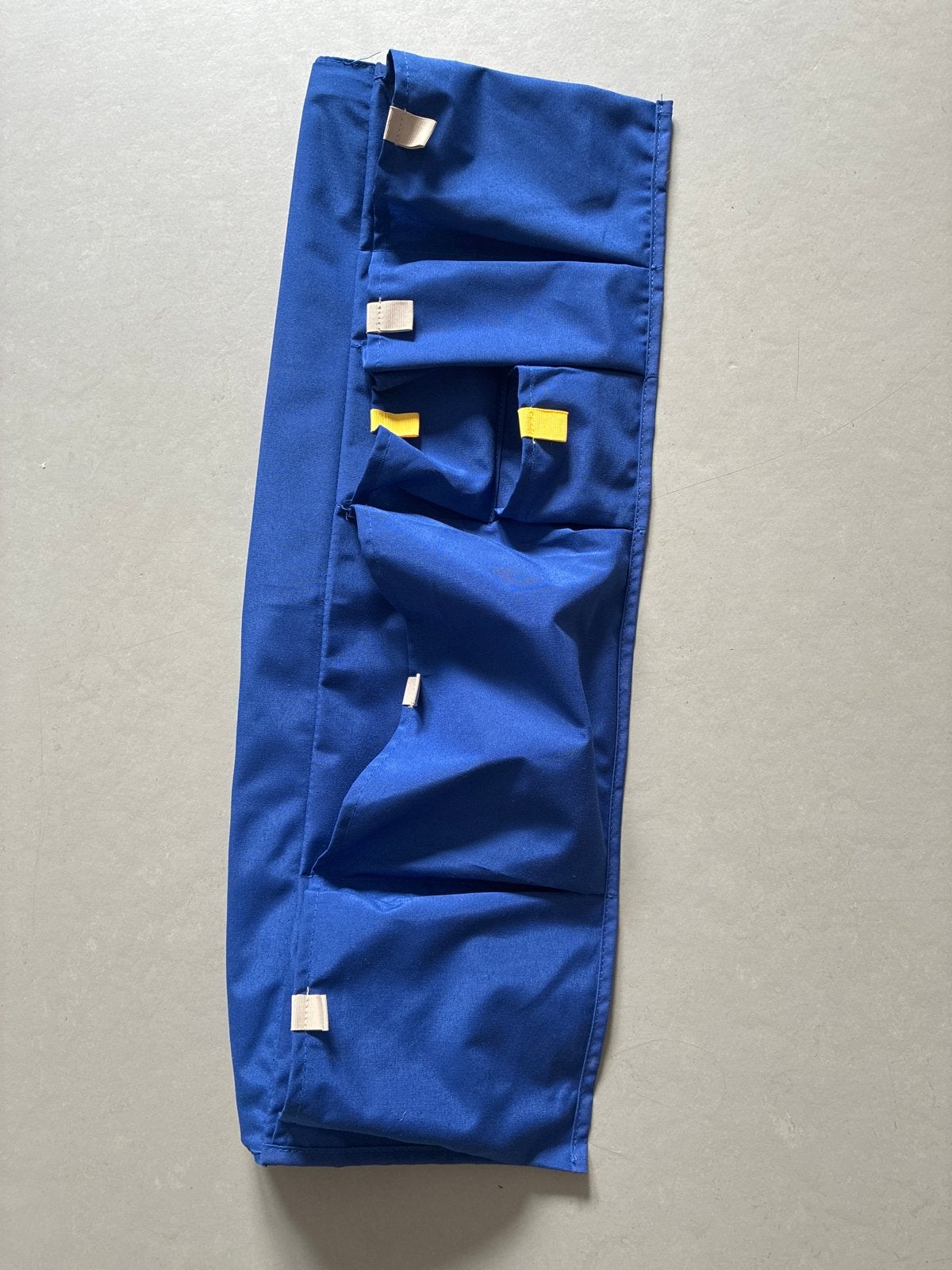Blauwe stoffen opberger met vakken IKEA, Ophalen, Gebruikt, Blauw, Textiel