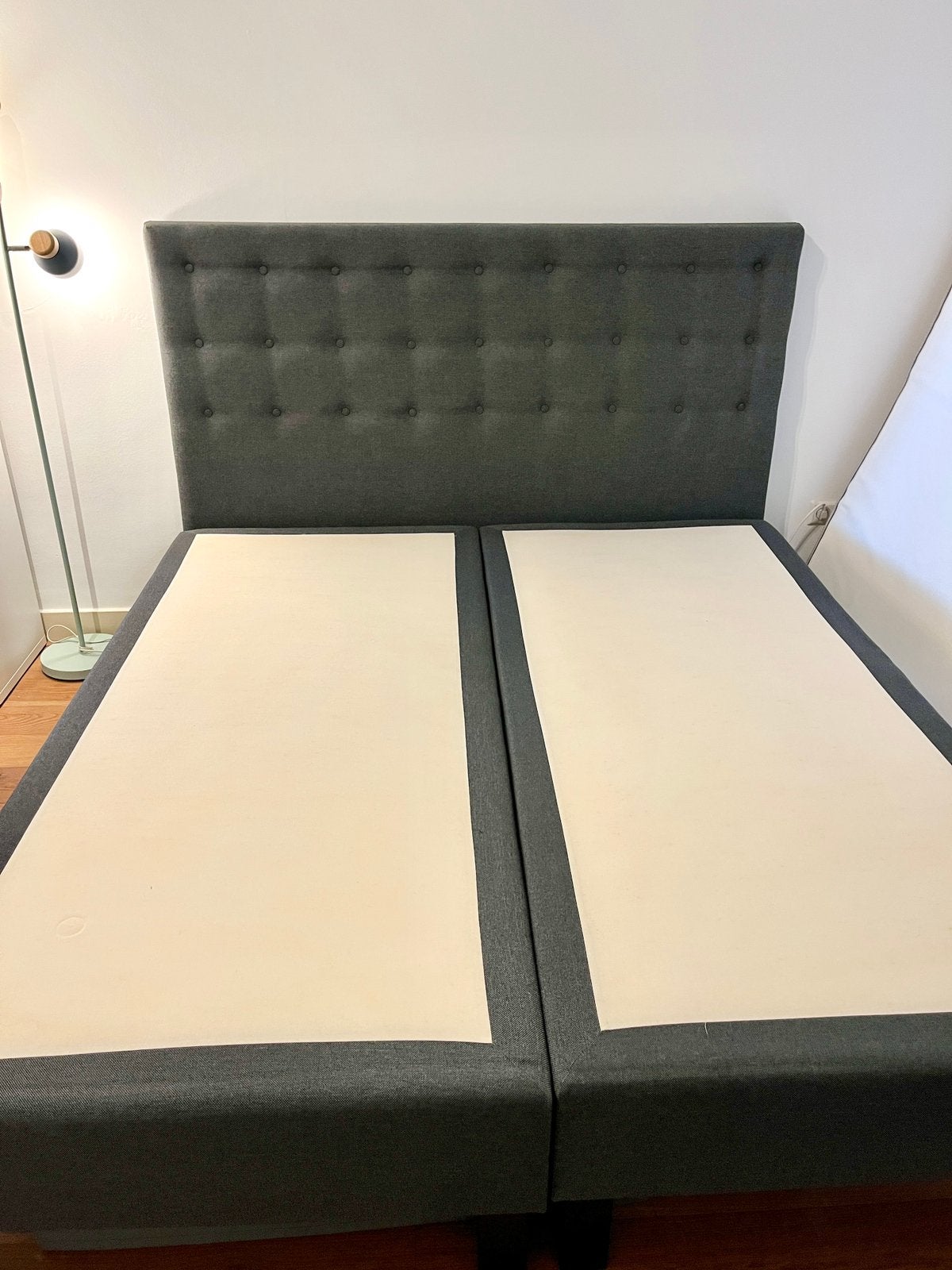 GEREINIGD Wehkamp Nanook boxspring frame 180x200, Gebruikt, Tweepersoons, Ophalen of Verzenden, 180 cm