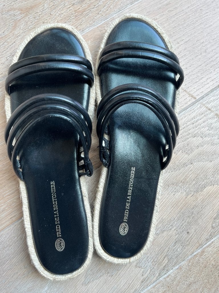 Slippers, Slippers, Fred de la Bretoniere, Zwart, Nieuw