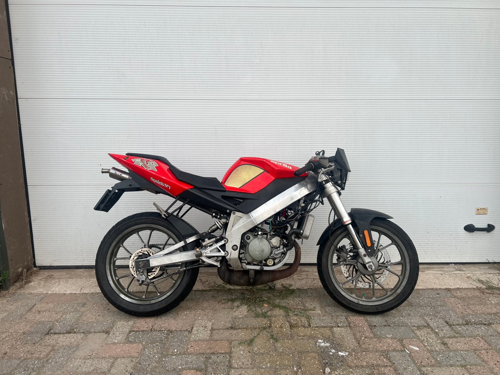Aprilia rs 50 in onderdelen, Fietsen en Brommers, Brommers | Derbi, Ophalen, 6 versnellingen, Aprilia, Maximaal 45 km/u