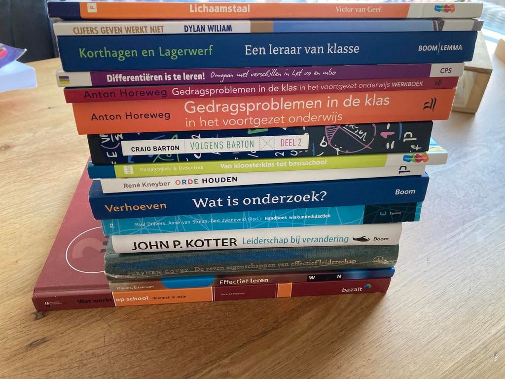 Studieboeken lerarenopleiding, Boeken, Studieboeken en Cursussen, Zo goed als nieuw, HBO, Beta, Ophalen of Verzenden