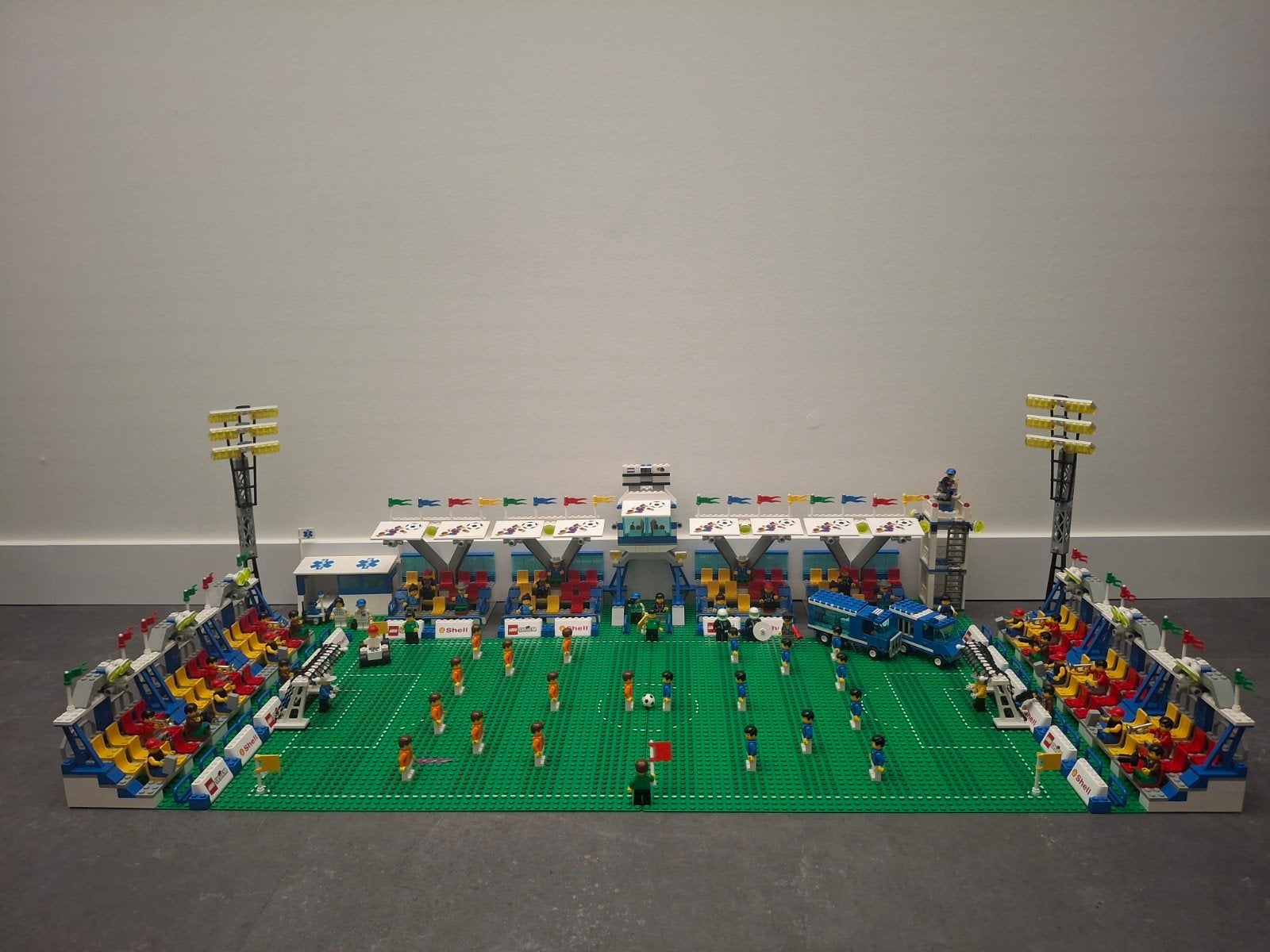 Lego Shell stadion WK 1998, Lego, Ophalen of Verzenden, Zo goed als nieuw, Compleet