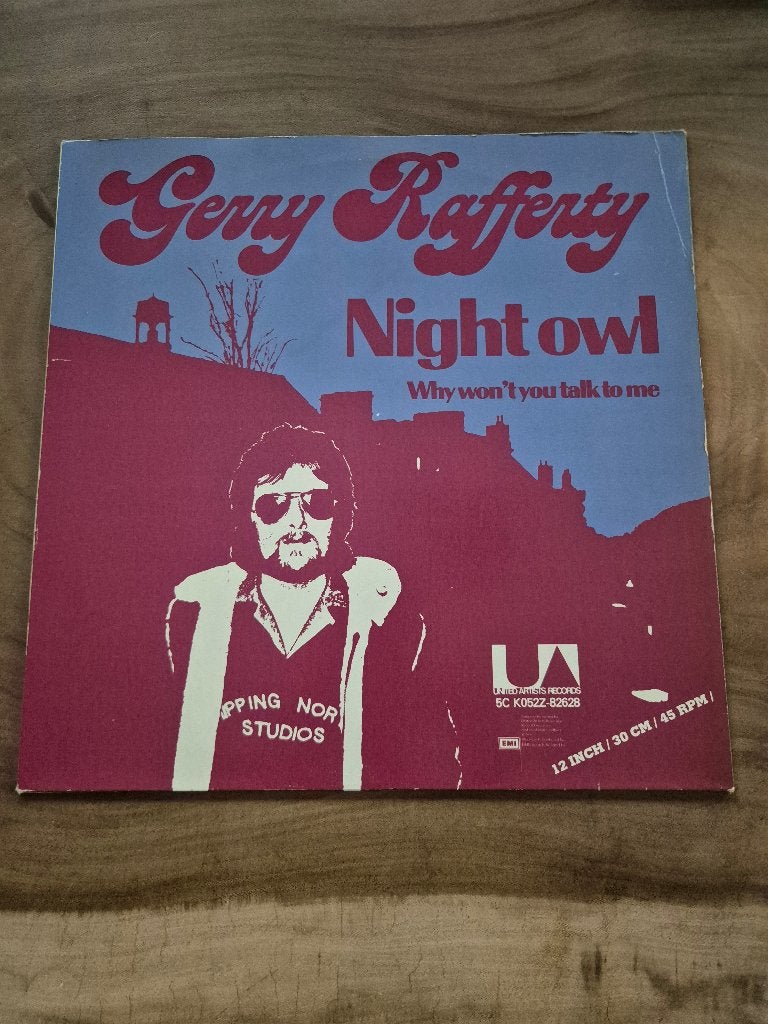 Gerry Rafferty - Night Owl / Why Won't You Talk To Me -Vinyl, LP, Verzenden, Zo goed als nieuw, 12 inch