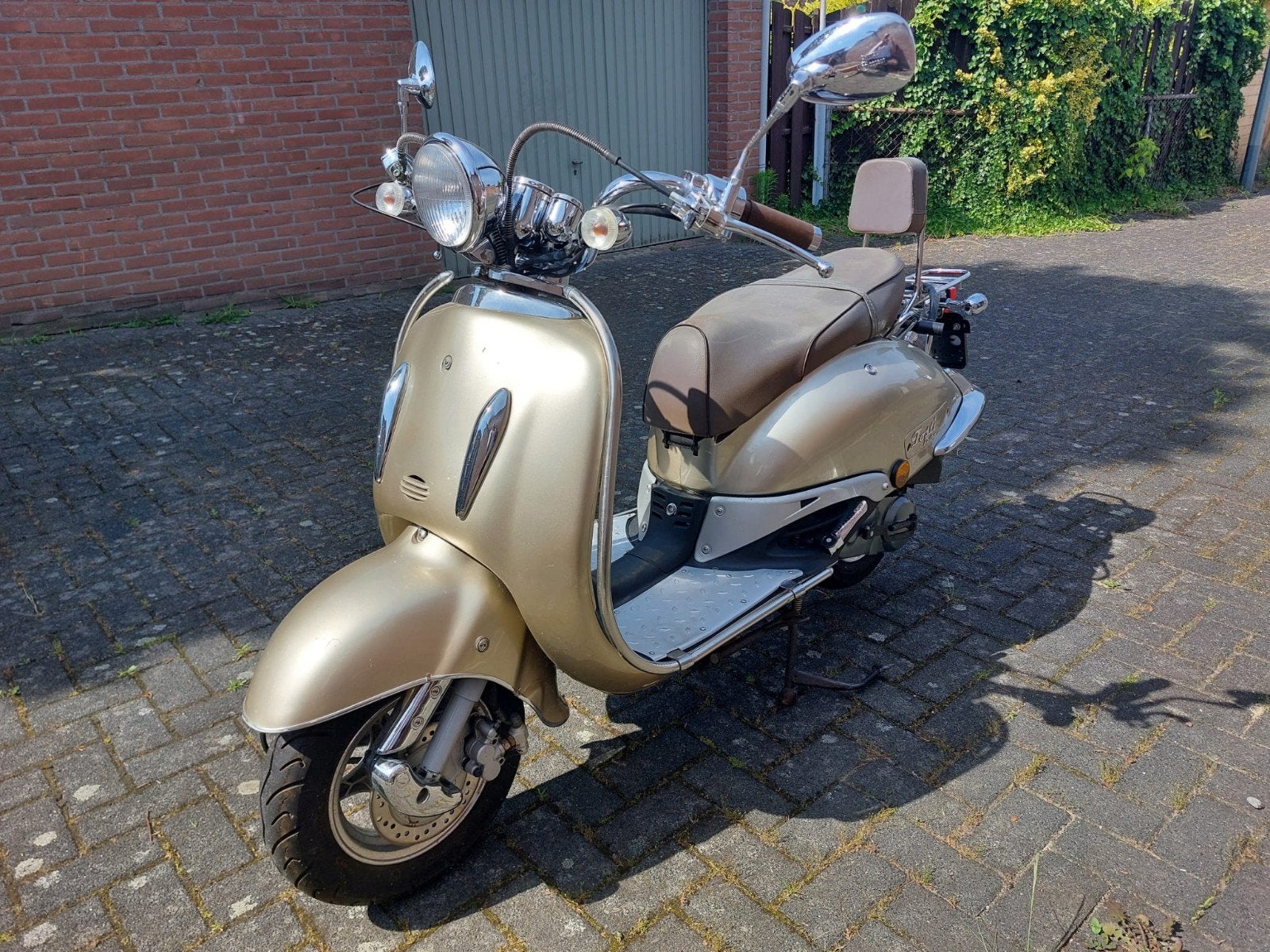 Fosti retro snorscooter te koop 1894 km gereden, Ophalen of Verzenden, Benzine