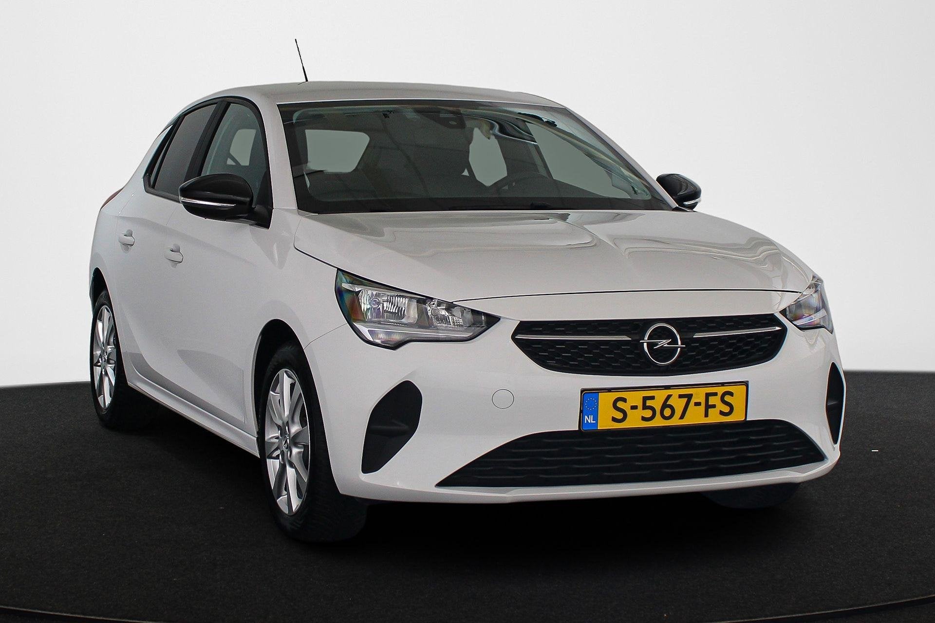 Opel Corsa 1.2 Edition Apple CarPlay Stuurverwarming Parkeer, Auto's, Opel, Voorwielaandrijving, Stof, 1199 cc, Wit
