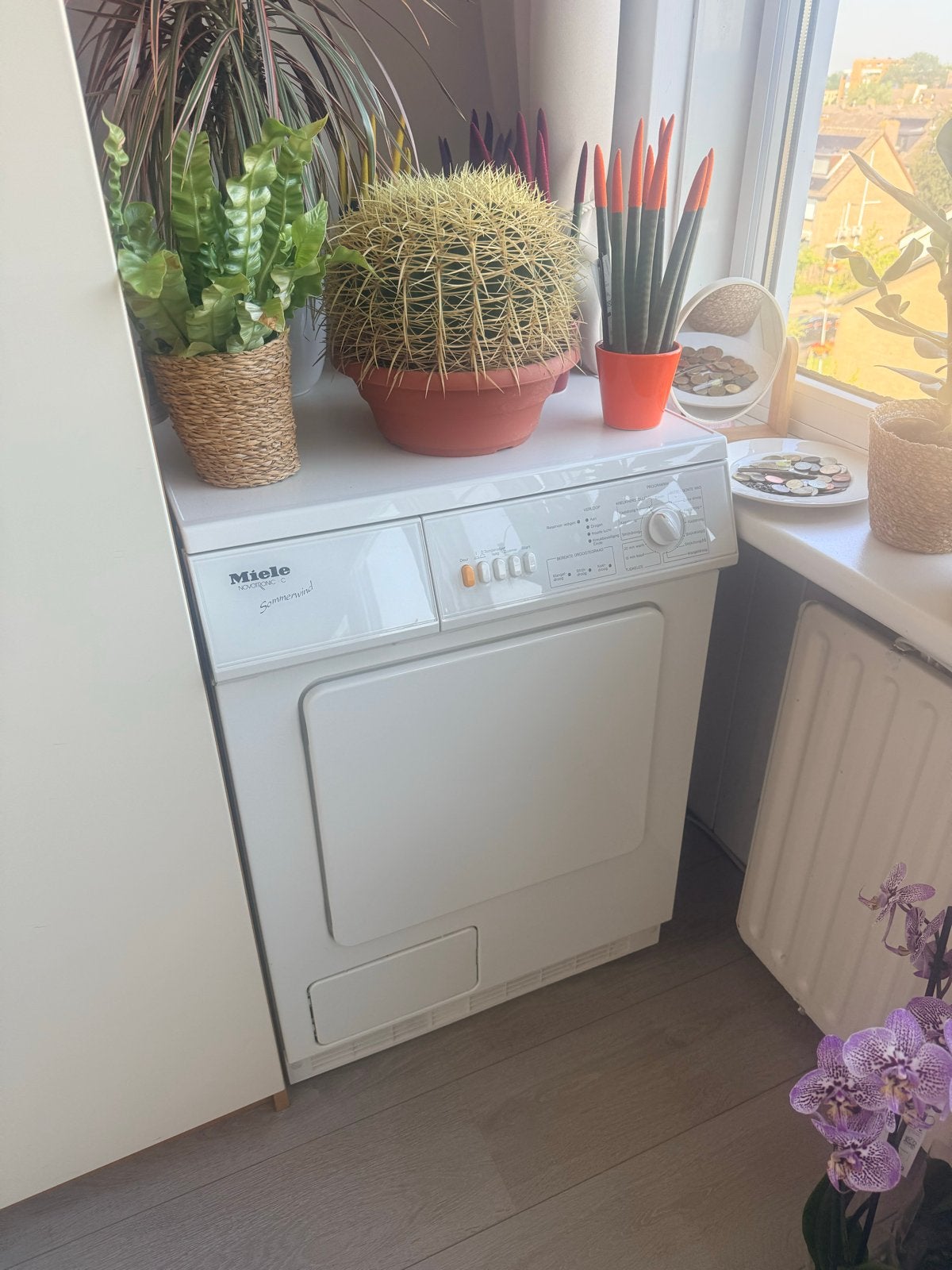Miele Novotronic C Sommertijd Wasdroger, Witgoed en Apparatuur, Wasdrogers, Ophalen, 6 tot 8 kg, Gebruikt, Luchtafvoer