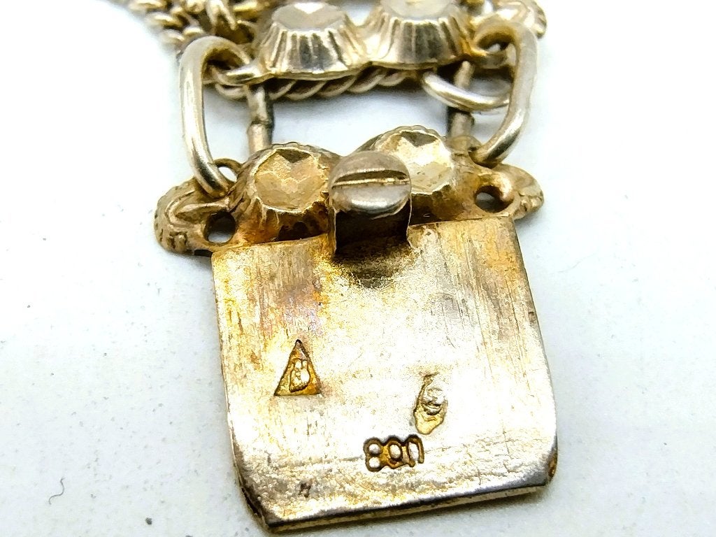 Antieke Friese zilveren klederdracht armband, 19,5 cm, Sieraden, Tassen en Uiterlijk, Antieke sieraden, Verzenden, Zilver, Armband