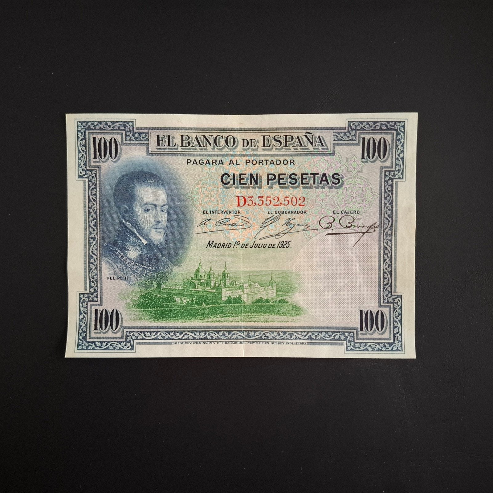 100 peseta Spanje #033, Verzenden, Overige landen, Los biljet