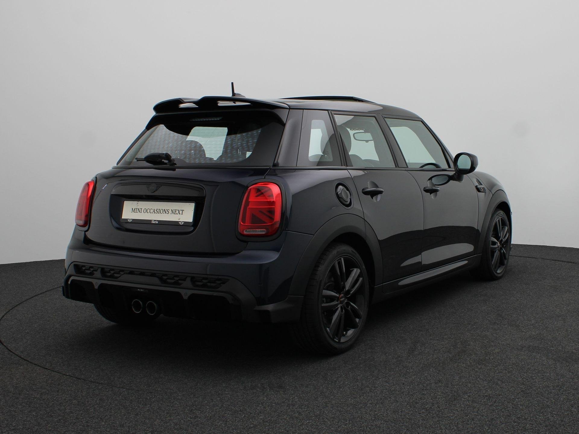 MINI 5-Deurs Cooper S John Cooper Works + Panoramadak + Lede, 1998 cc, 4 cilinders, Met garantie (alle), Blauw