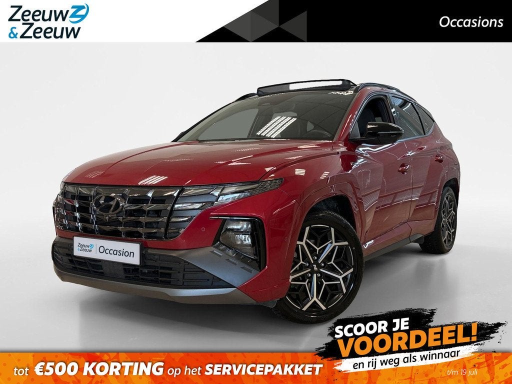 Hyundai Tucson 1.6 PHEV | N-LINE SKY | 4WD | PANODAK | TREKH, Auto's, Hyundai, Automaat, 14 kWh, Gebruikt, Euro 6