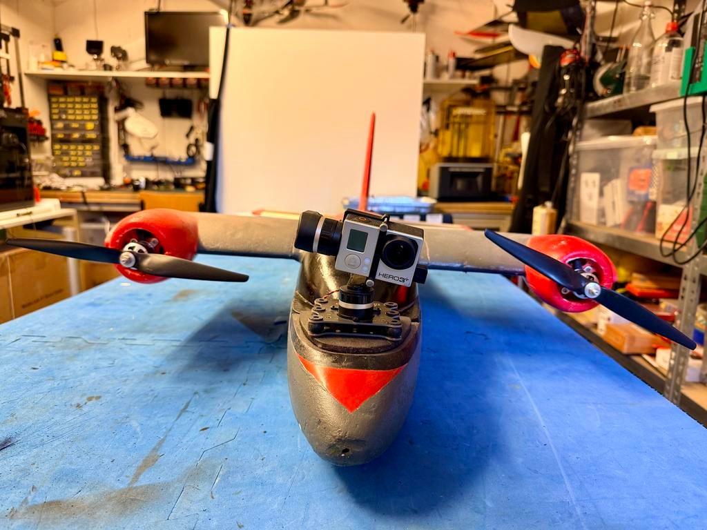 MFD Mini Crosswind 1600 FPV Vliegtuigkit UAV RC Vliegtuig, Hobby en Vrije tijd, Ophalen of Verzenden, Nieuw, Elektro, Met camera