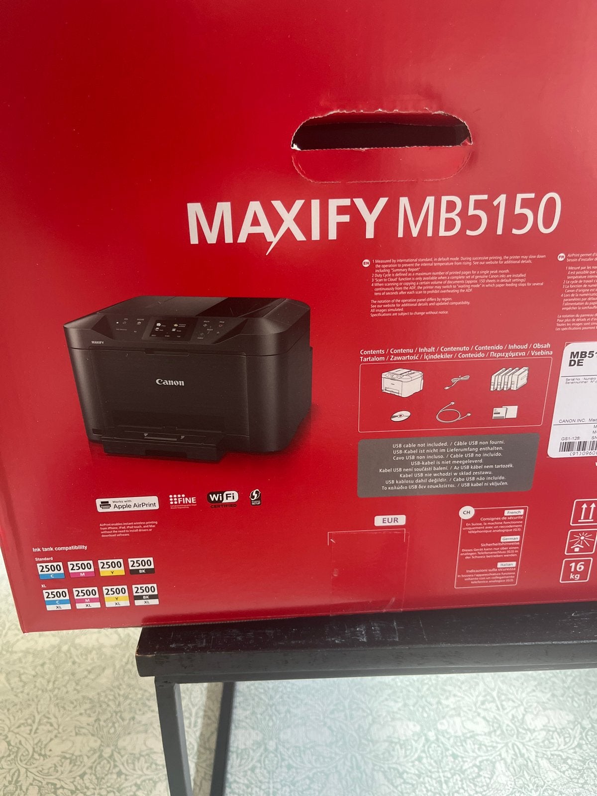 Canon MAXIFY MB5150 All-in-One Inkjetprinter (Nieuw), Faxen, Inkjetprinter, All-in-one, Nieuw