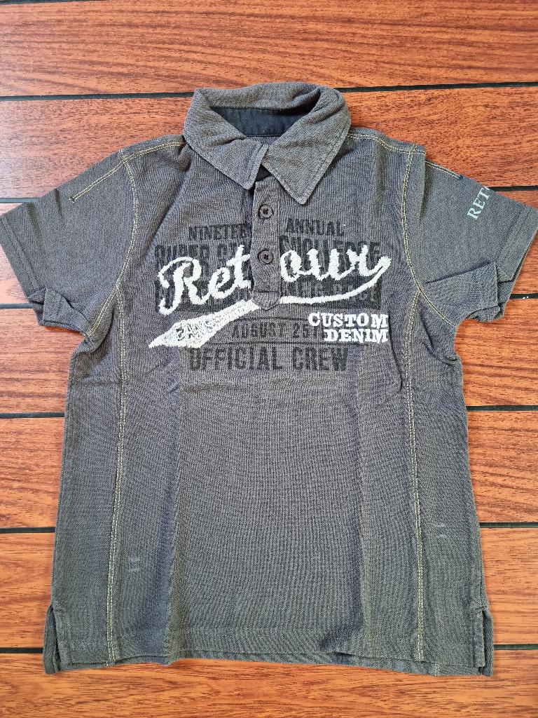 RETOUR poloshirt maat 116 ** LEUK POLOSHIRT **, Gebruikt, Ophalen of Verzenden, Shirt of Longsleeve, Jongen