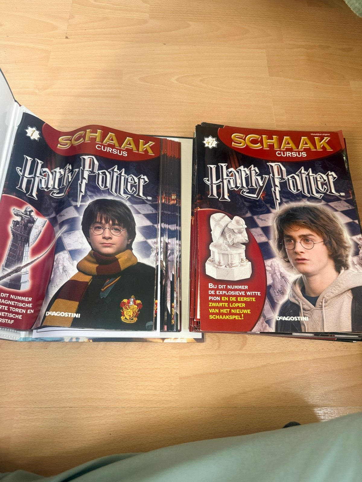 Harry Potter Schaak Cursus Compleet met Figuren en Boekjes, Verzamelen, Ophalen, Zo goed als nieuw, Spel