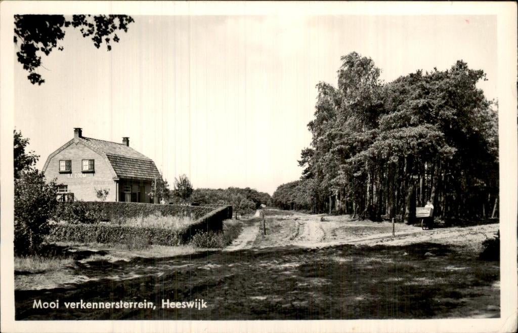 Mooi verkennersterrein- Heeswijk, Verzamelen, Ansichtkaarten | Nederland, Ongelopen, Zuid-Holland, Voor 1920, Ophalen of Verzenden