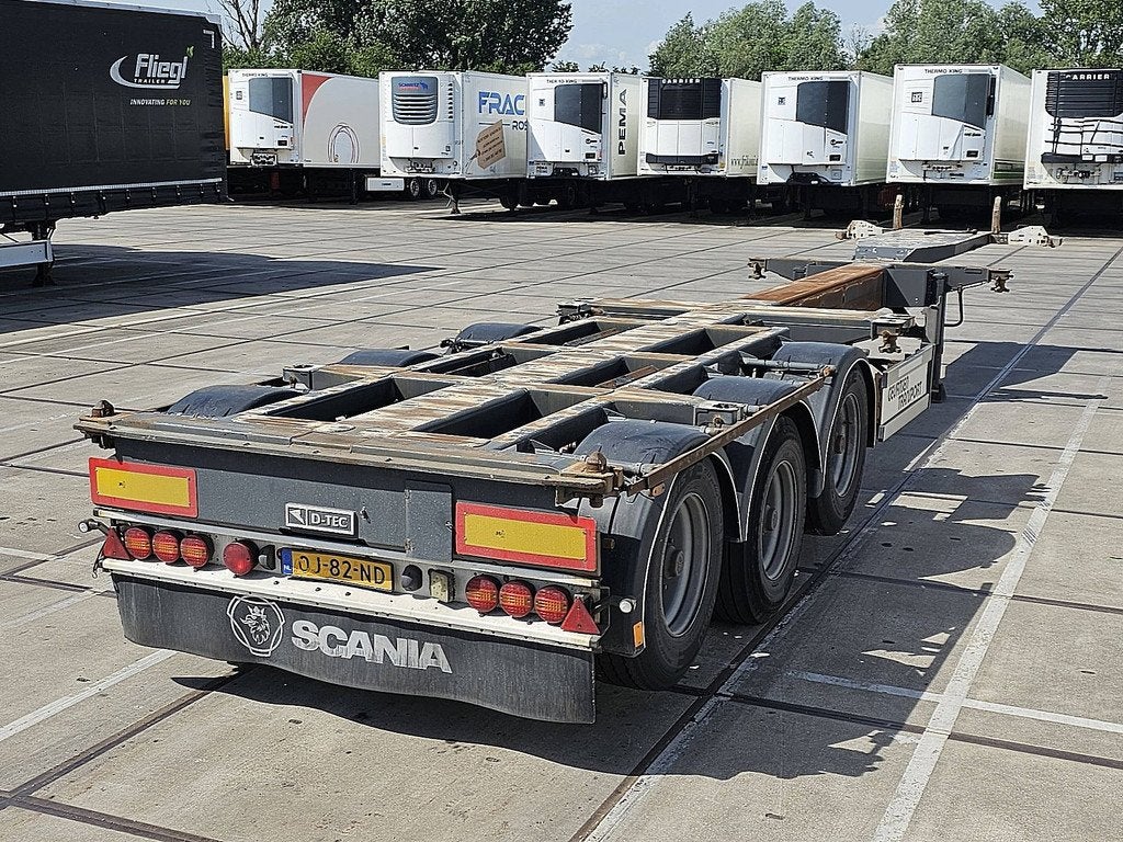 D-TEC FT-43-03V multi 2x lift axle, Overige kleuren, Origineel Nederlands, Bedrijf, Aanhangers en Opleggers