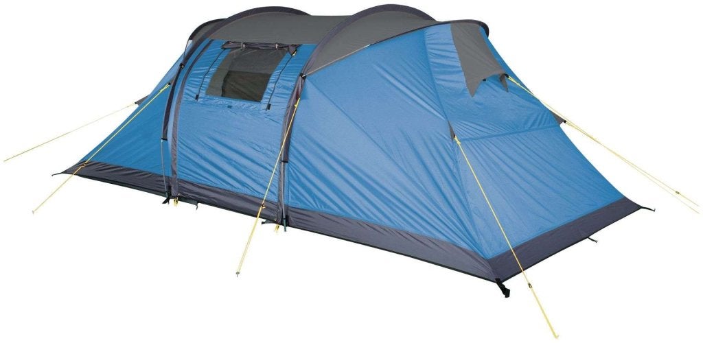Eurotrail Santiago 120 Poly 2 persoons Vis-a-Vis tent nieuw, Caravans en Kamperen, Tenten, Info@eurotrail.com, Eurotrail, Tot en met 2