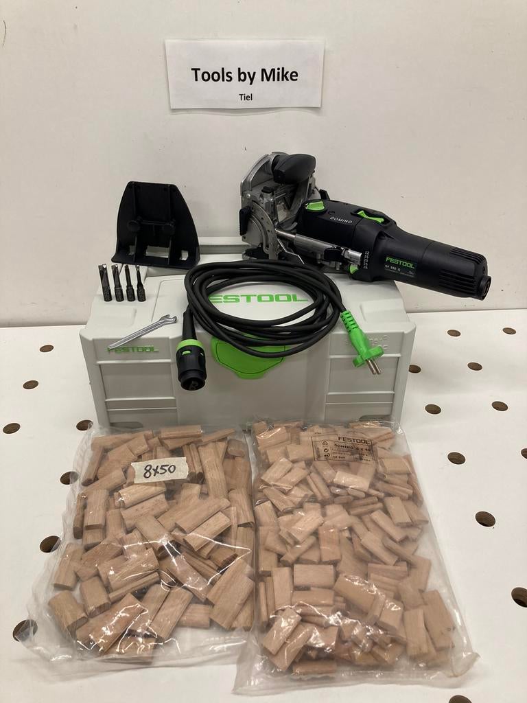 Festool df500q domino frees, Doe-het-zelf en Verbouw, Ophalen, Gebruikt, Bovenfrees, Festool