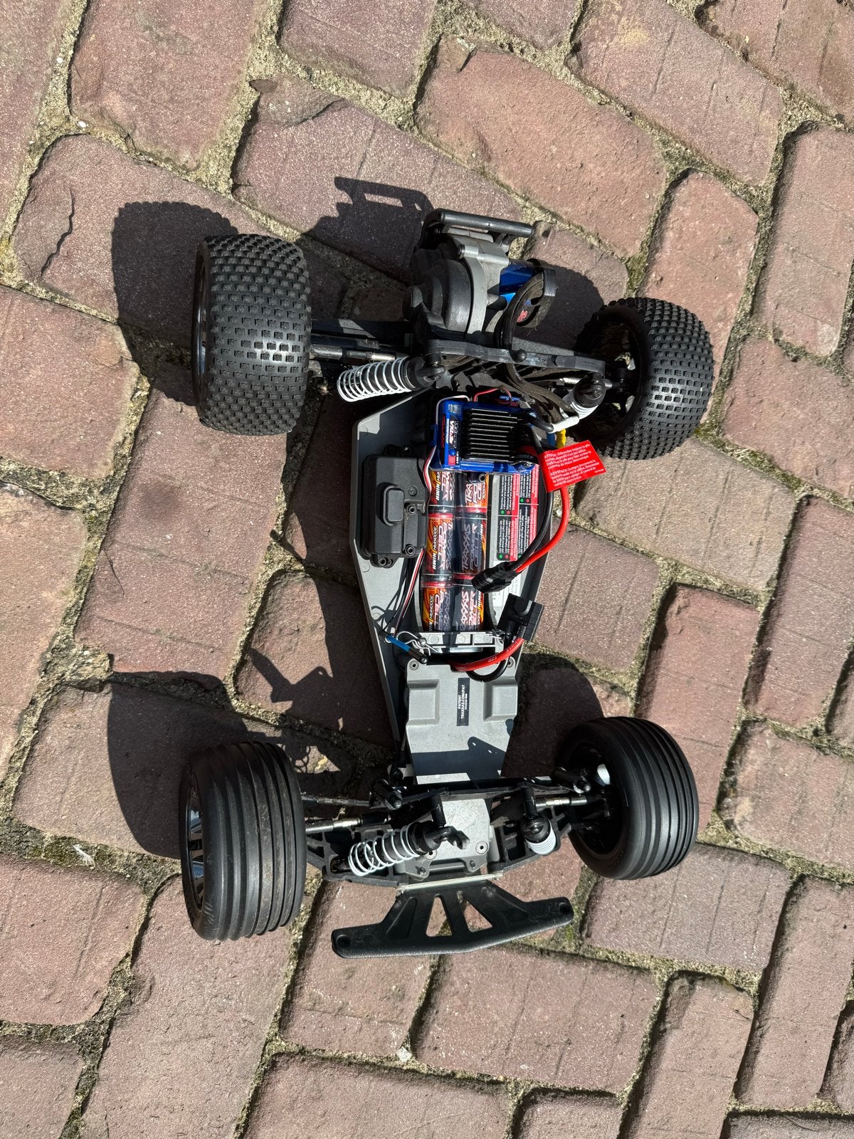 Traxxas Rustler VXL RC Auto - Zo goed als nieuw, Auto offroad, Zo goed als nieuw, RTR (Ready to Run), Overige schalen