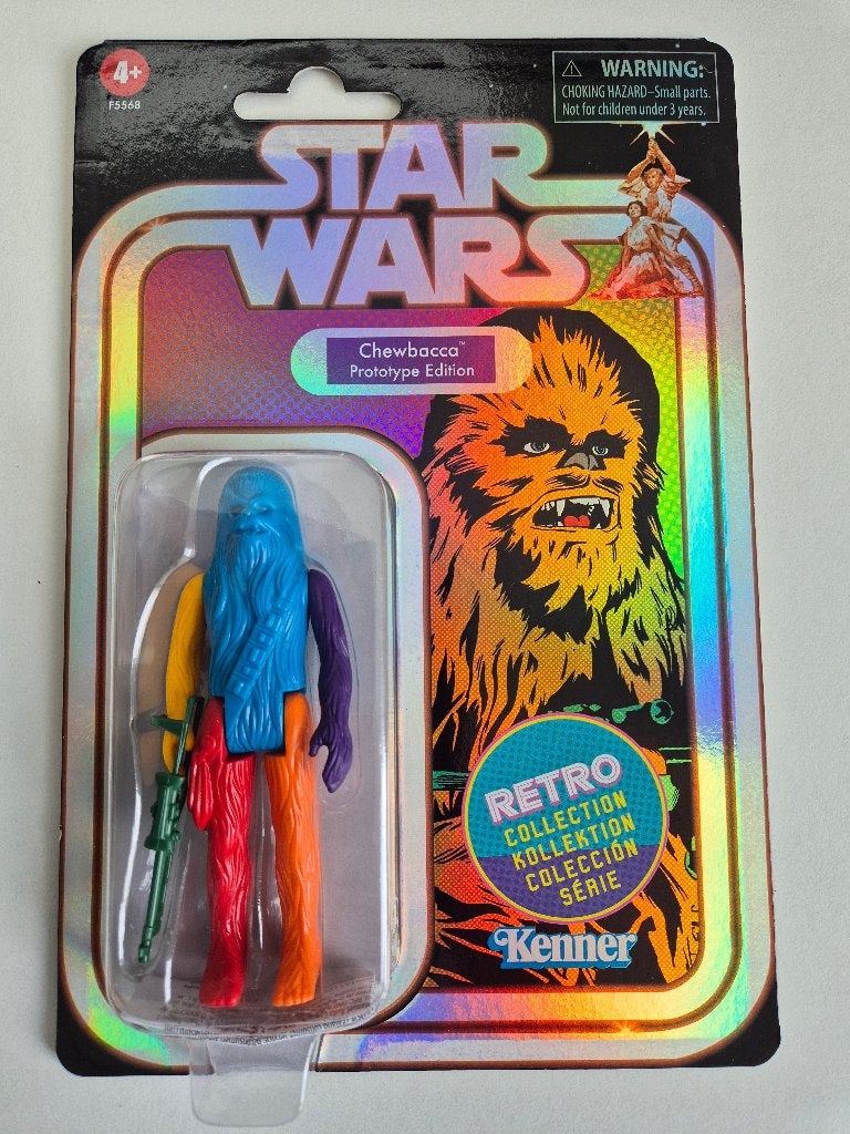 Star Wars Retro Collection Proto Chewbacca Blue Head, Ophalen of Verzenden, Nieuw, Actiefiguurtje