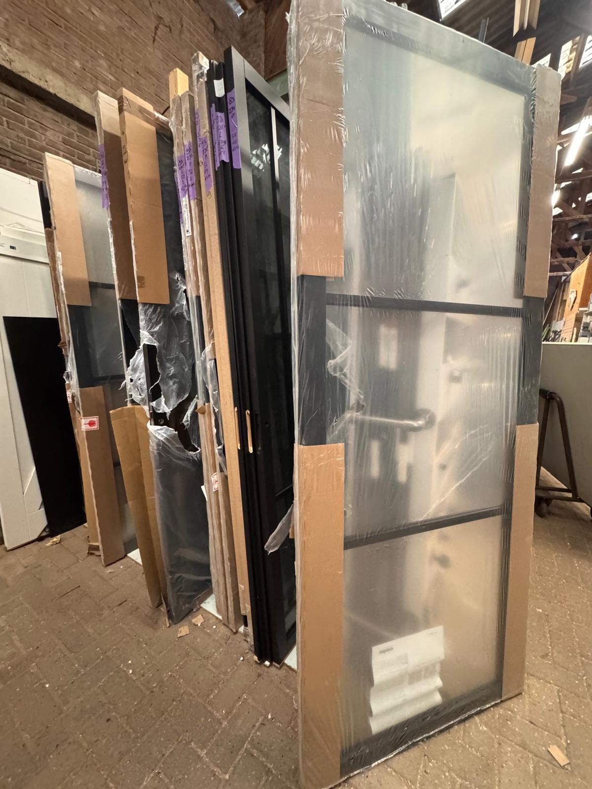 93x231,5 binnendeur opdek links svedex  nieuw SD5, Ophalen, Binnendeur, Nieuw, Glas