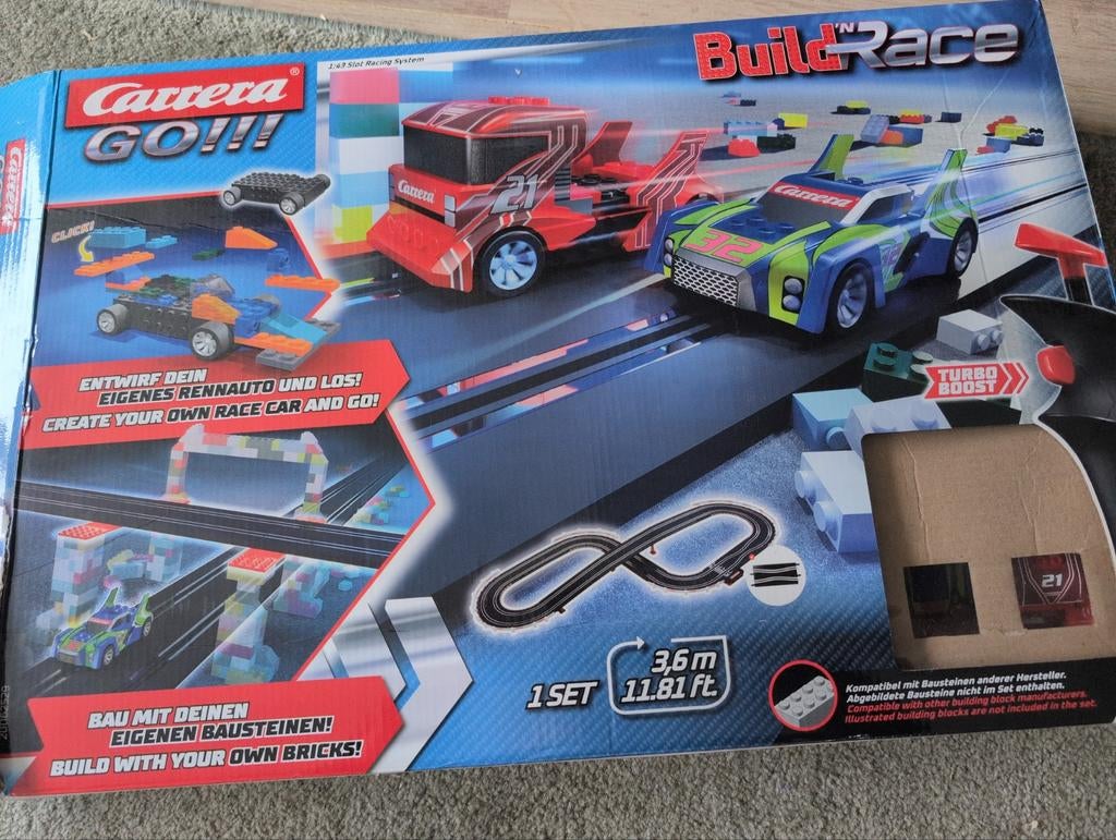 Racebaan Set van Carrera GO!!! Build 'n Race, Kinderen en Baby's, Speelgoed | Racebanen, Ophalen, Gebruikt, Elektrisch, Carrera