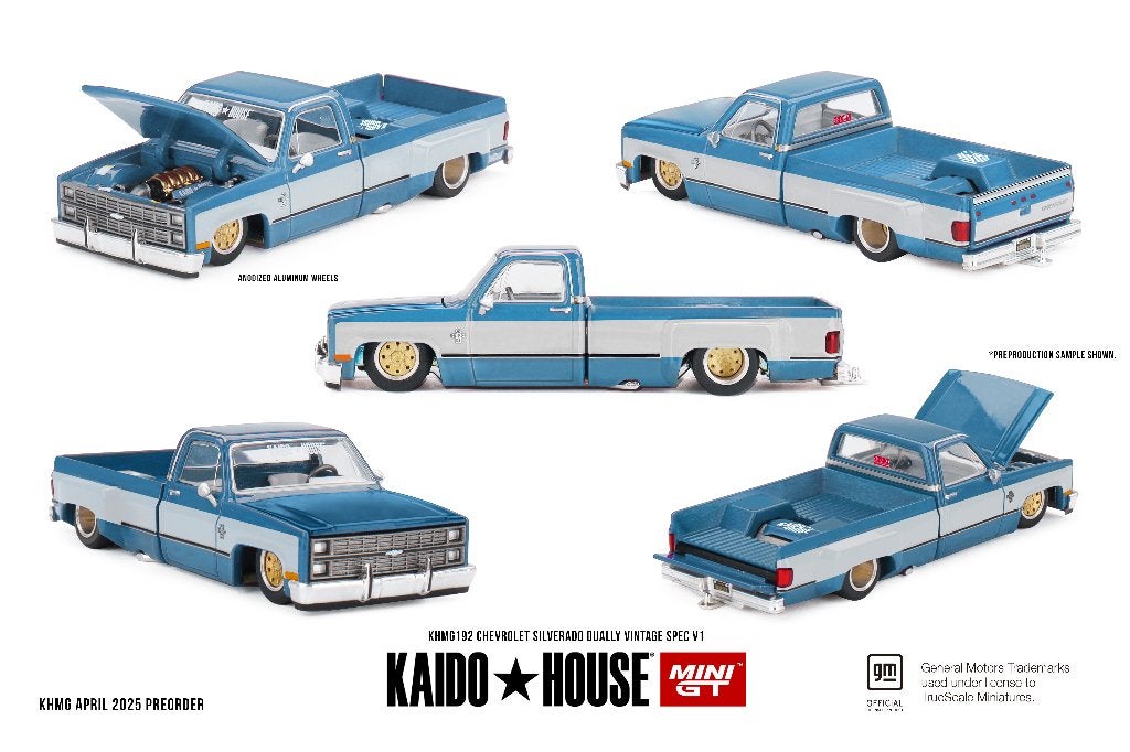 Mini GT Kaido House Chevrolet Silverado Dually Vintage Spec