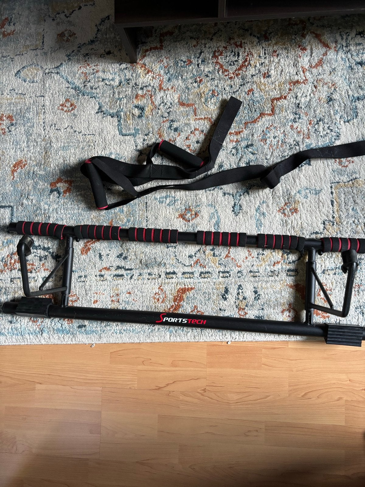 Sportstech pull up bar met power ropes, Ophalen, Gebruikt, Armen, Oprekstang