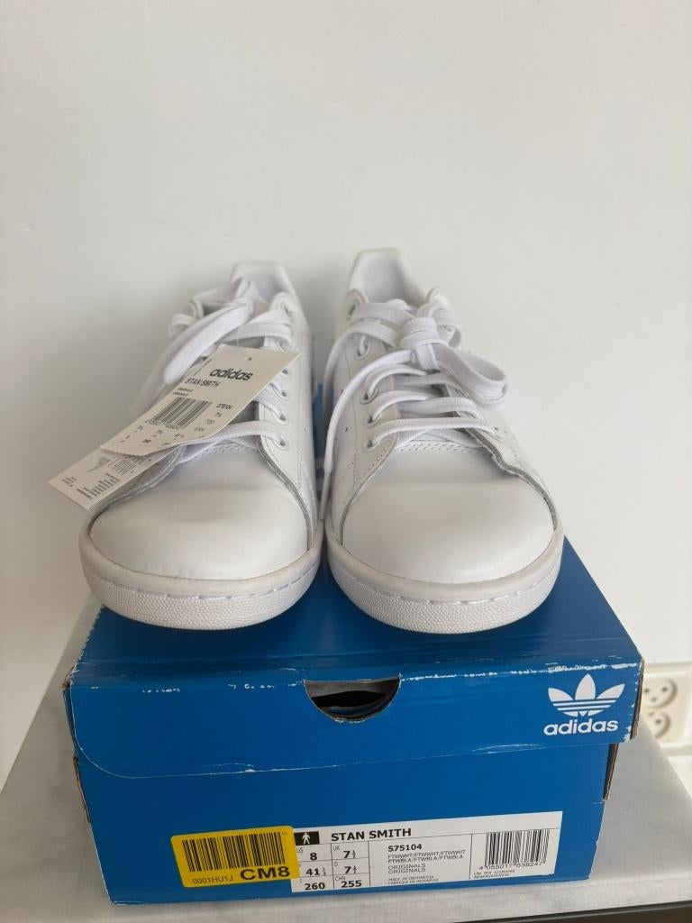 Nieuwe Stan Smith sneakers van Adidas maat 41 1/3., Ophalen, Adidas, Wit, Nieuw