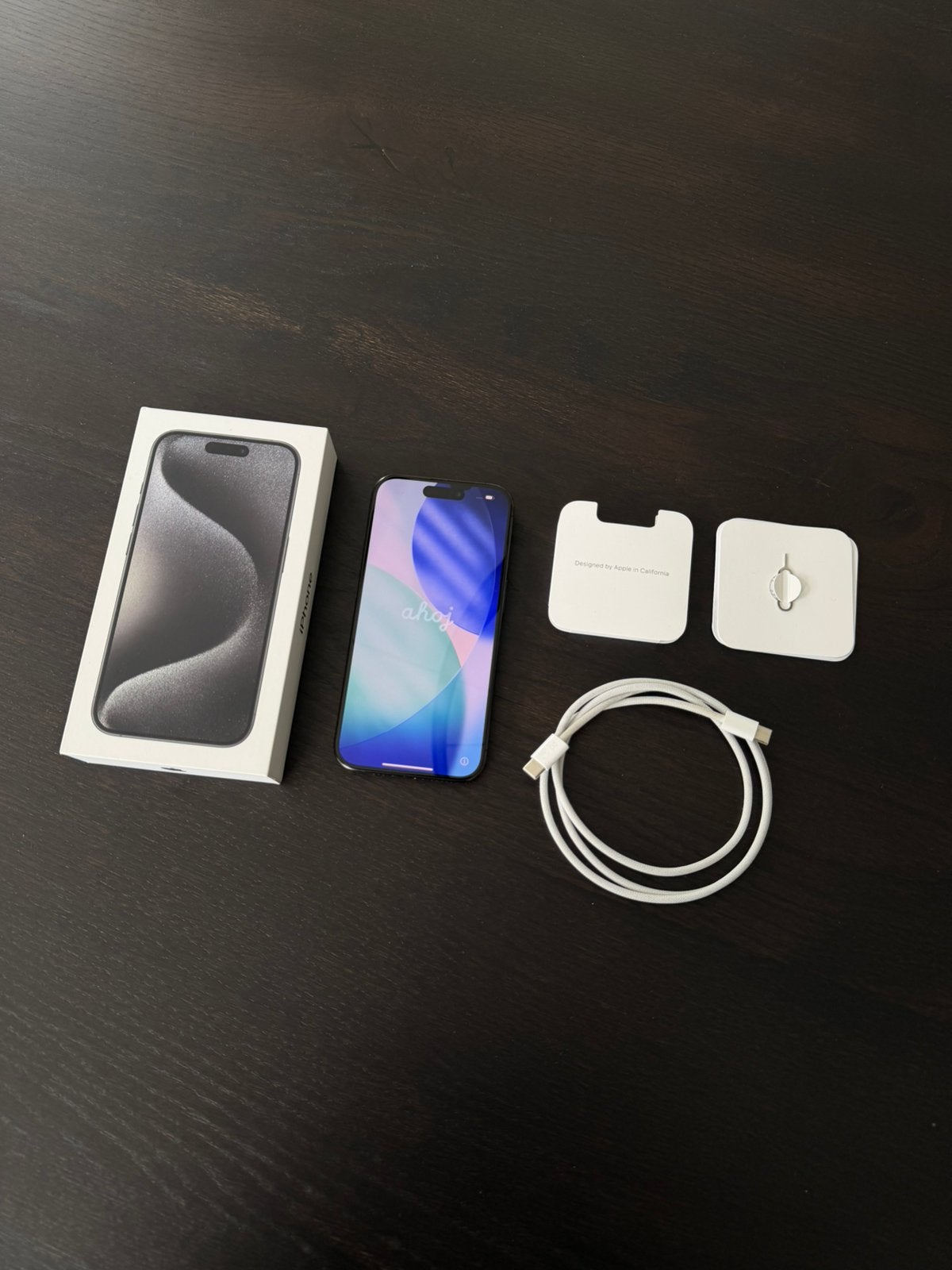Apple iPhone 15 Pro Black Titanium, 128GB +oplader en doosje, Ophalen of Verzenden, Zo goed als nieuw, Overige typen