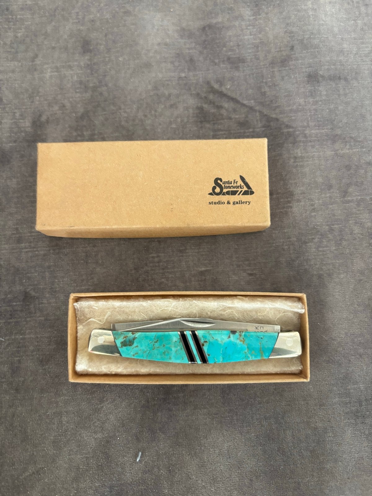 Exclusief Santa Fe Stoneworks Zakmes - Vintage Buck 303, Ophalen of Verzenden