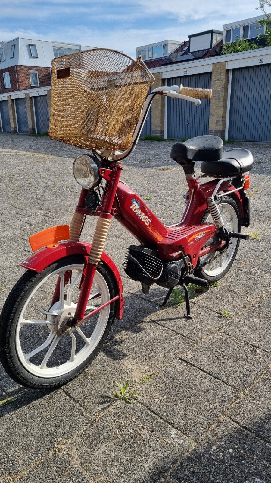 Tomos blauw plaatje, Fietsen en Brommers, Brommers | Tomos, Ophalen, Gebruikt, Overige modellen