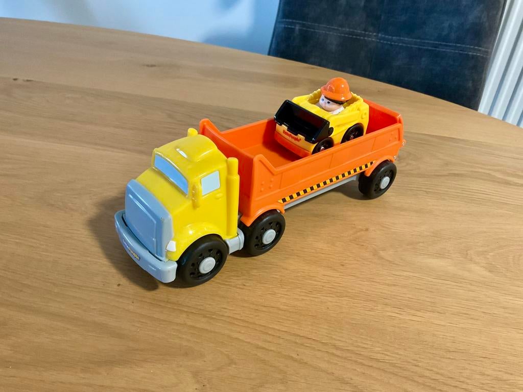 Little People : Wheelies Vrachtwagen / bouwtransport, Ophalen, Gebruikt