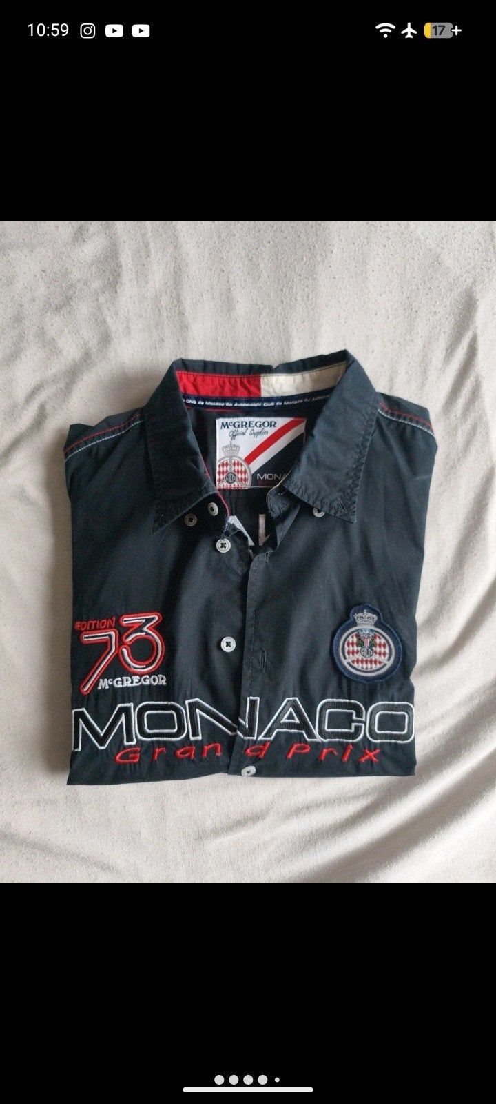 McGregor Monaco Grand Prix Edition Herenoverhemd, Kleding | Heren, McGregor, Zwart, Ophalen of Verzenden, Zo goed als nieuw