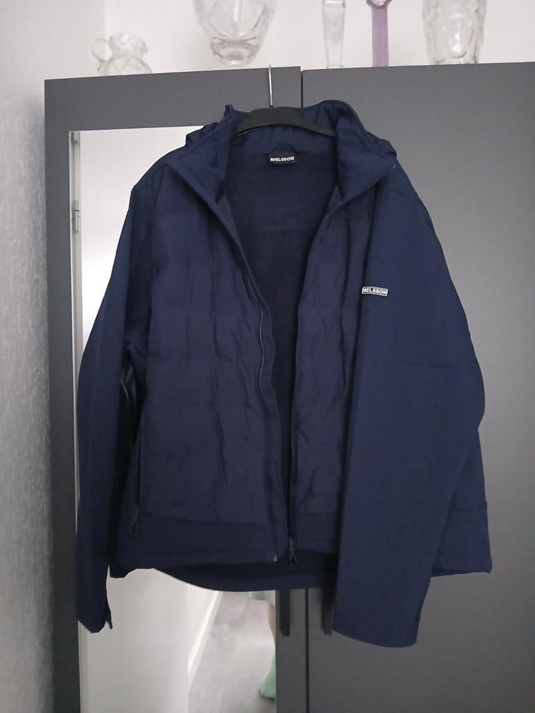 Donkerblauwe Heren tussenjas merk Nielson 4 xl, Ophalen of Verzenden, Zo goed als nieuw, Blauw