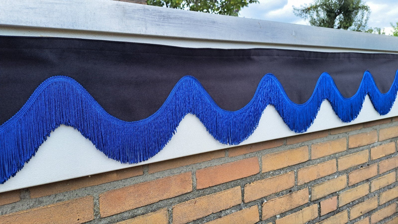 Raamband voor vrachtwagen (suedine met lange franjes), Auto-onderdelen, Ophalen of Verzenden, Nieuw, Overige merken, Interieur en Bekleding