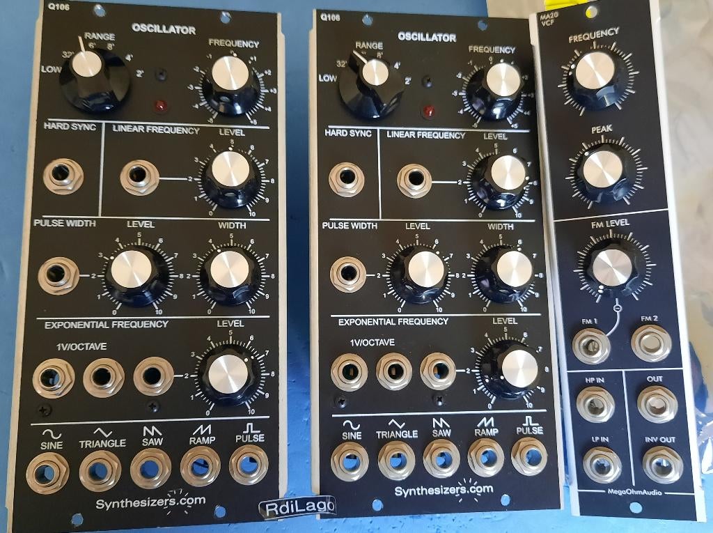 dotcom Q106 VCO en MS20 Filter voor 5U Modular, Muziek en Instrumenten, Synthesizers, Zo goed als nieuw, Overige aantallen, Overige merken