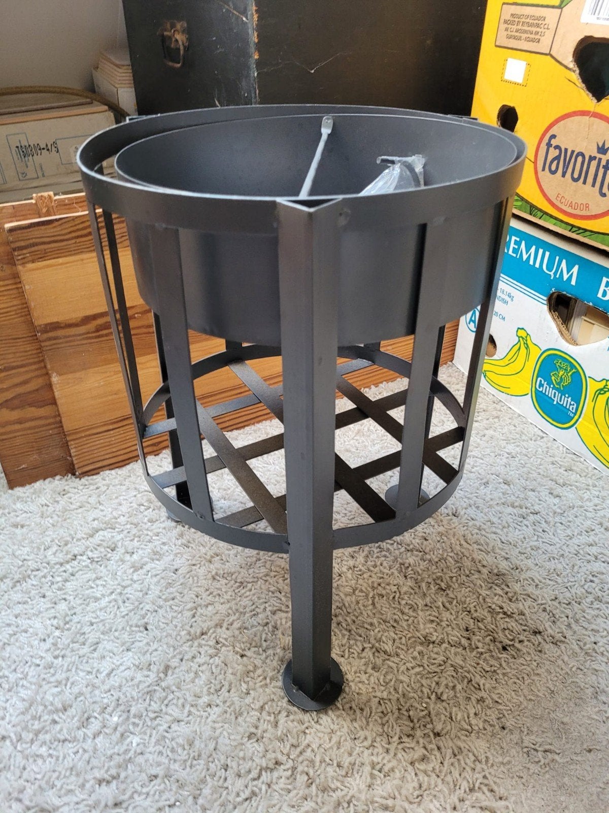 BBQ/Vuurkorf met grillrooster, Tuin en Terras, Vuurkorven, Ophalen of Verzenden, Nieuw, Vuurkorf