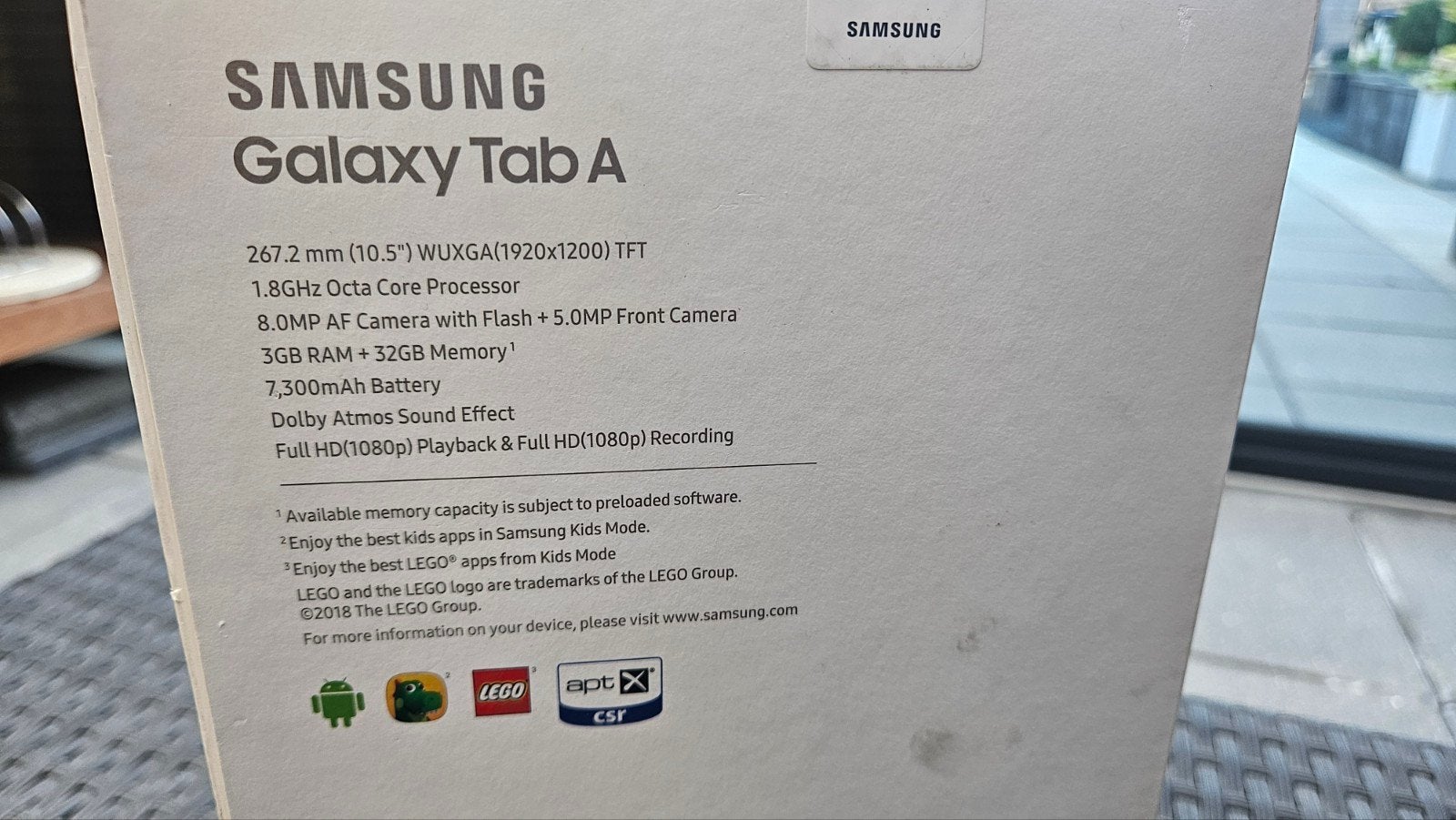 Samsung Galaxy Tab A (2018) SM-T590, Computers en Software, 10 inch, SM-T590, 32 GB, Ophalen of Verzenden