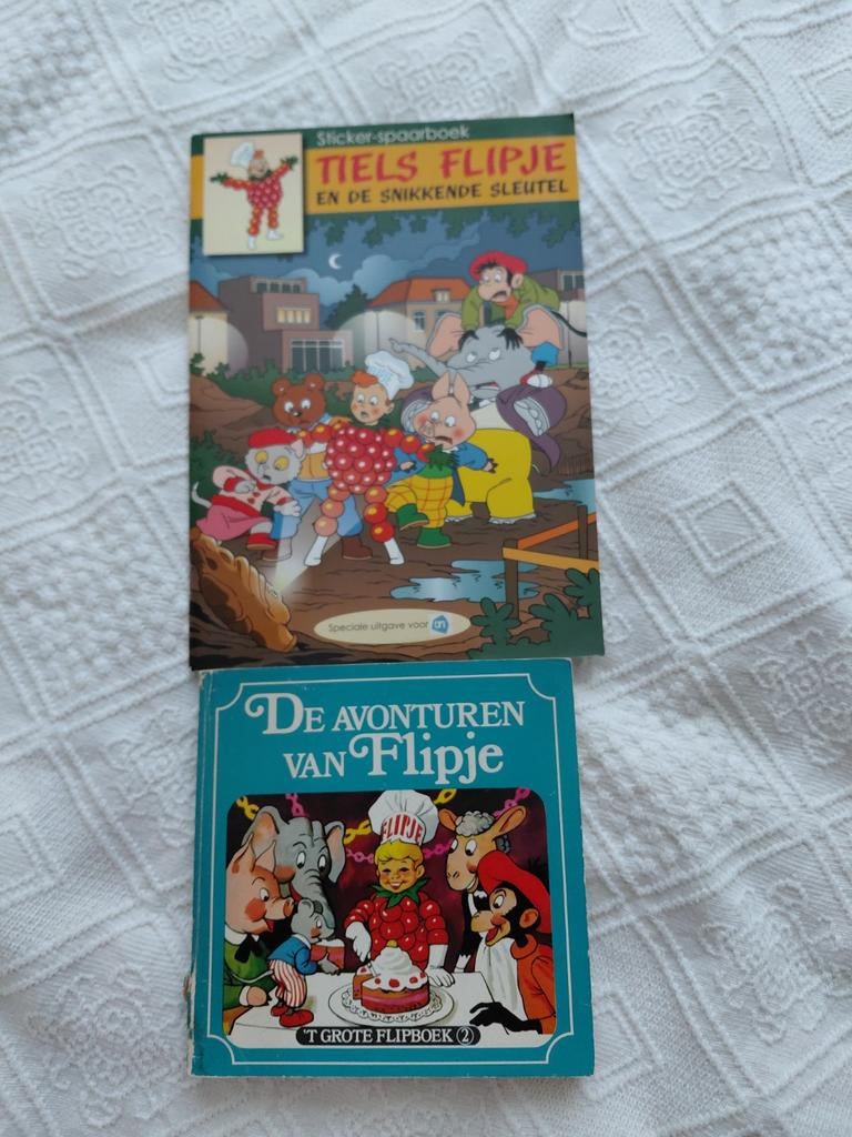 Flipje boeken: Sticker-spoorboek en De avonturen van Flipje, Ophalen of Verzenden, Gelezen, Diverse auteurs, Sprookjes