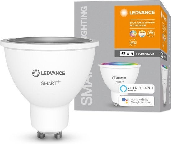 Ledvance Smart+ LED GU10 RGB Multicolor | 3 stuks, Ophalen of Verzenden, Nieuw, Led-lamp