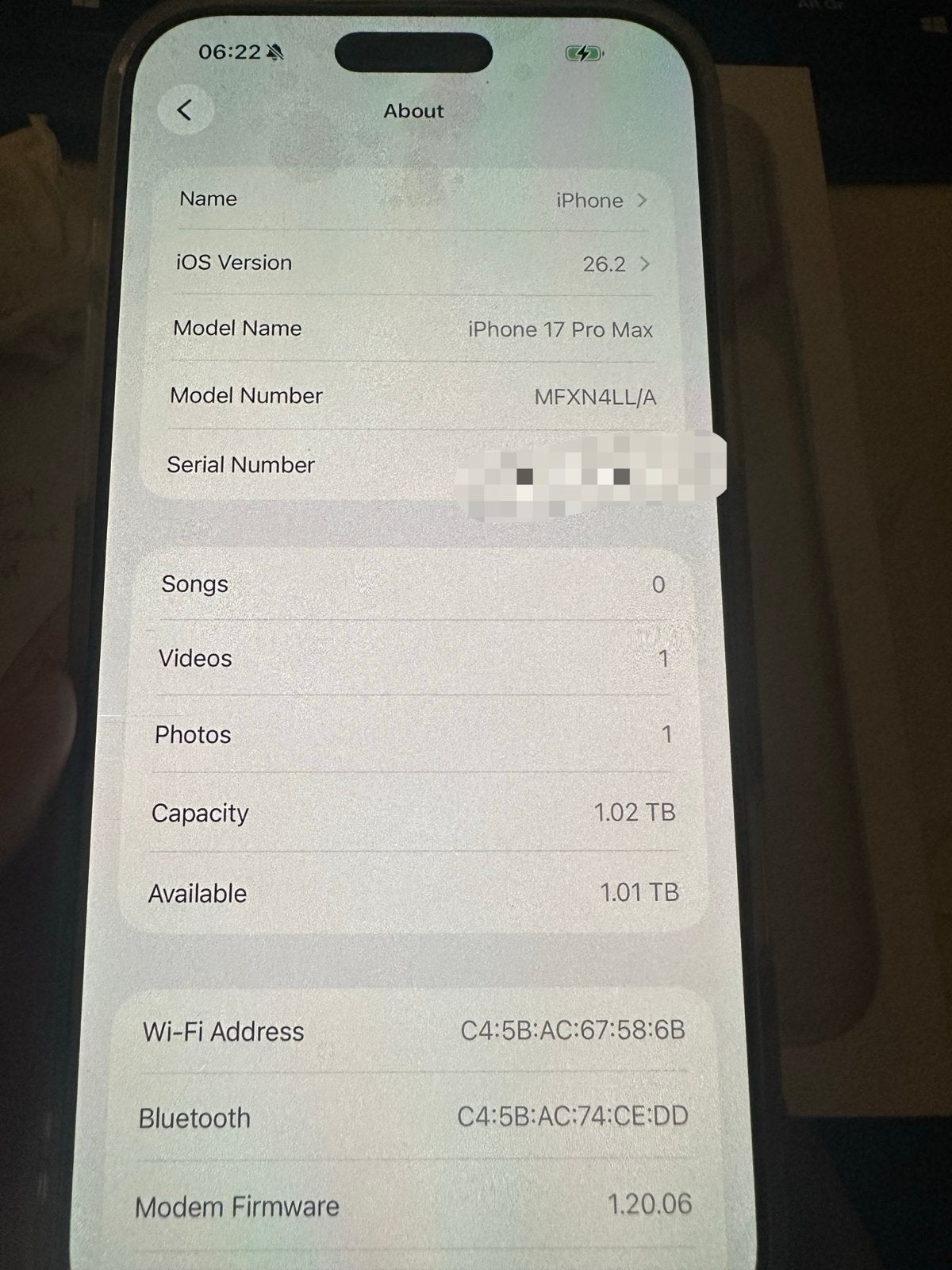 iPhone 17 Pro Max 1TB - Zo goed als nieuw, Telecommunicatie, Overige modellen, Wit, 1 TB, Ophalen of Verzenden