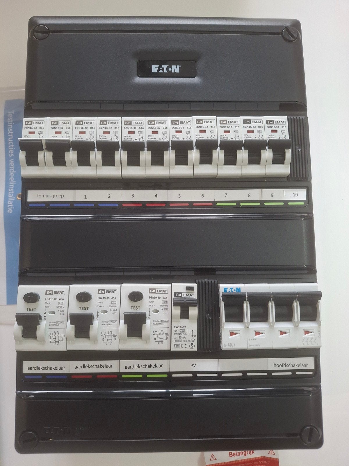 Eaton/emat complete nieuwe groepenkast meterkast 1/3 fase, Ophalen, Nieuw, Overige typen