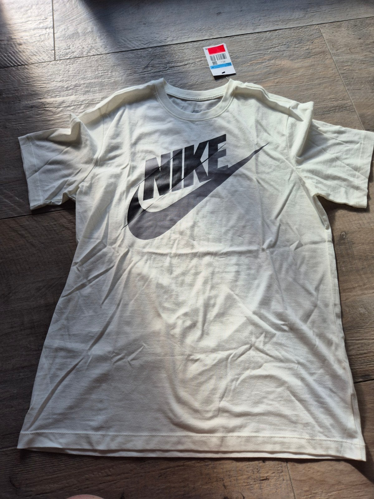 Nike T-shirt Heren Maat M - Nieuw met kaartjes, Maat 48/50 (M), Wit, Nike, Nieuw