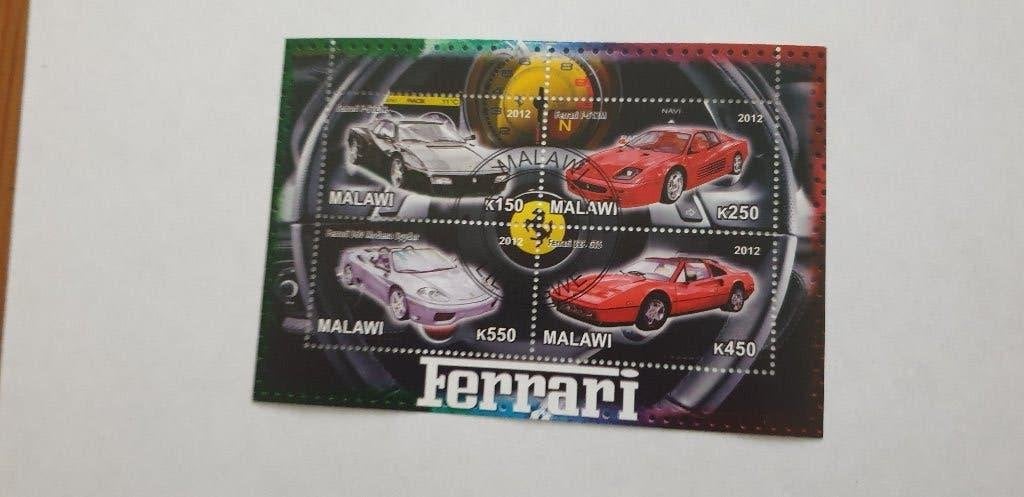 5312 malawi ferrari ..328 Gts - f 512 m -, Verzenden, Overige landen