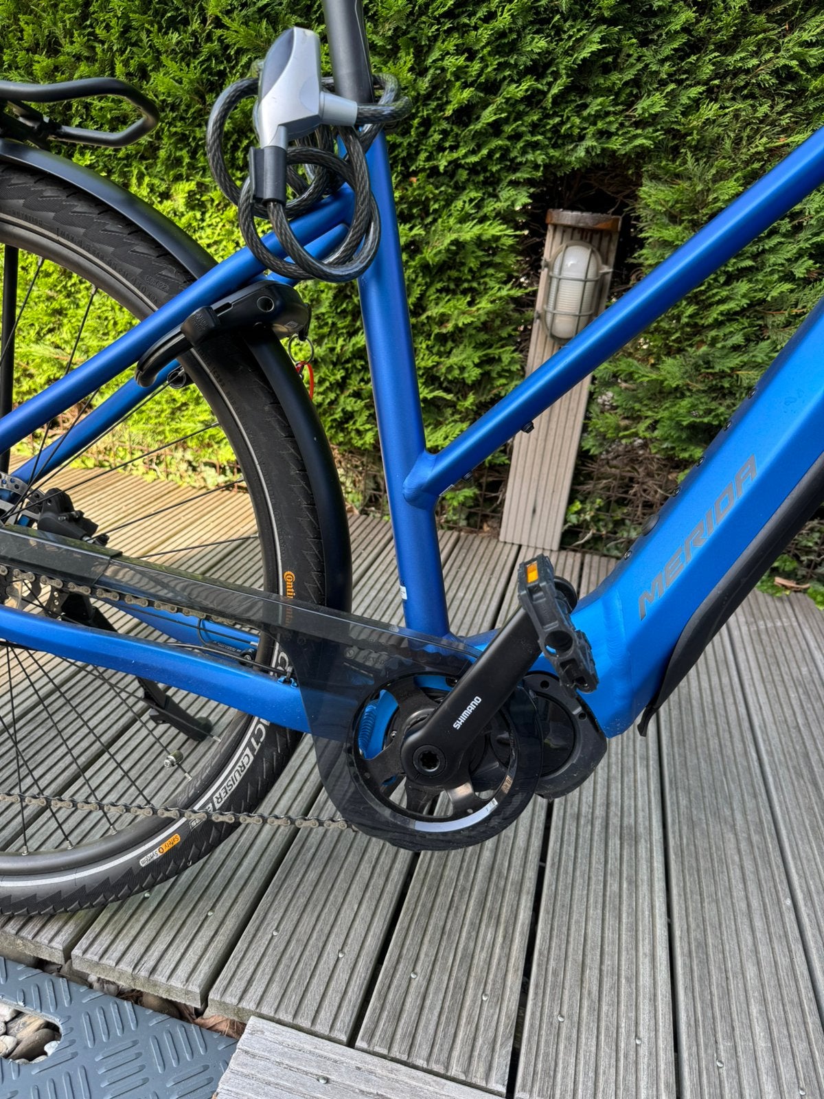 Merida e-spresso tour 400 silk blue/black m 51cm, Zo goed als nieuw, Ophalen, Overige merken, 50 tot 53 cm