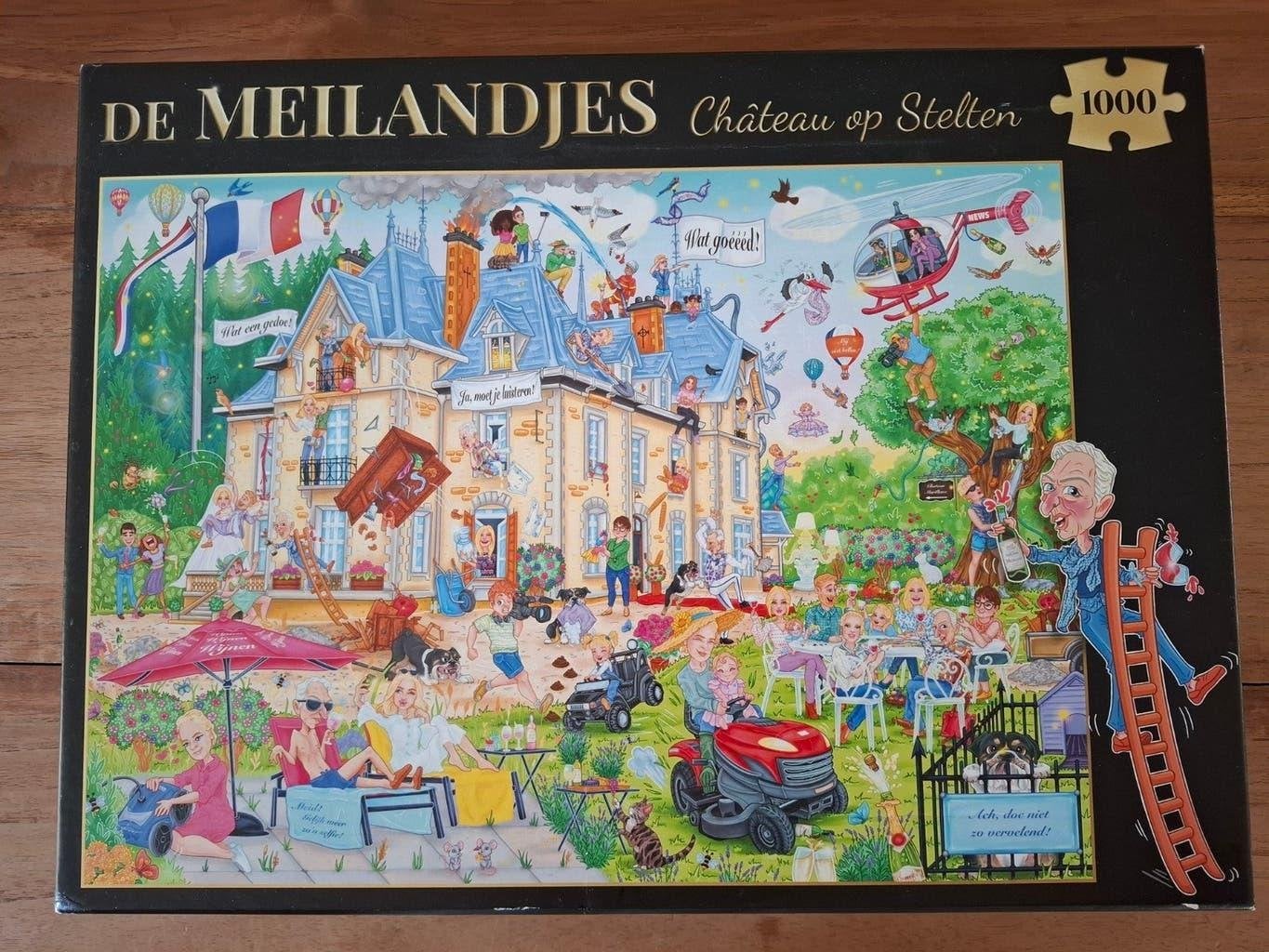 De Meilandjes Château op Stelten 1000 stukjes puzzel nieuw!, Ophalen, 500 t/m 1500 stukjes, Nieuw, Legpuzzel