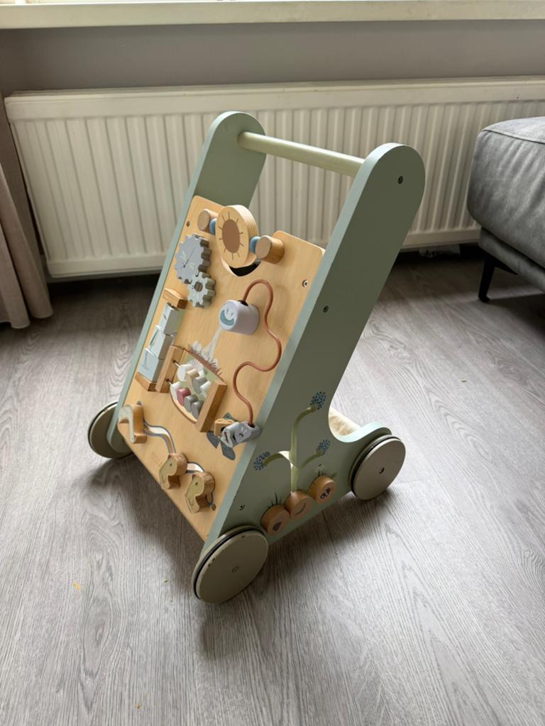 Little Dutch loopwagen met activiteitenbord, Ophalen, Gebruikt, Overige typen, Met wieltjes